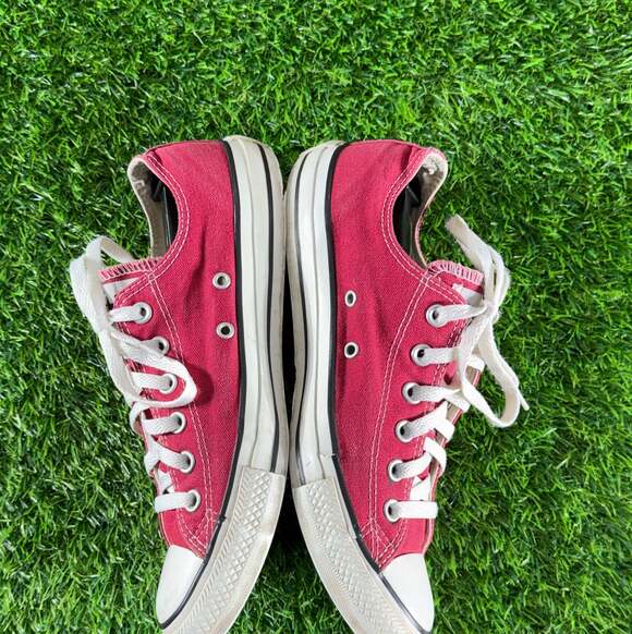 Vintage Converse Chuck Taylor All Star Low Top Maroon Made in USA - Picture 3 of 9